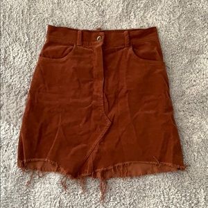 Corduroy skirt